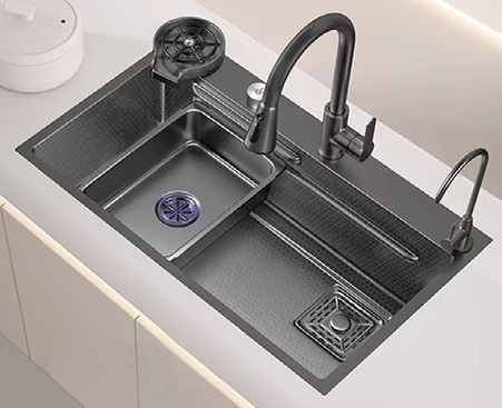 Countertop kitchen sink, 304 stainless steel built-in kitchen sink-ZD6845N