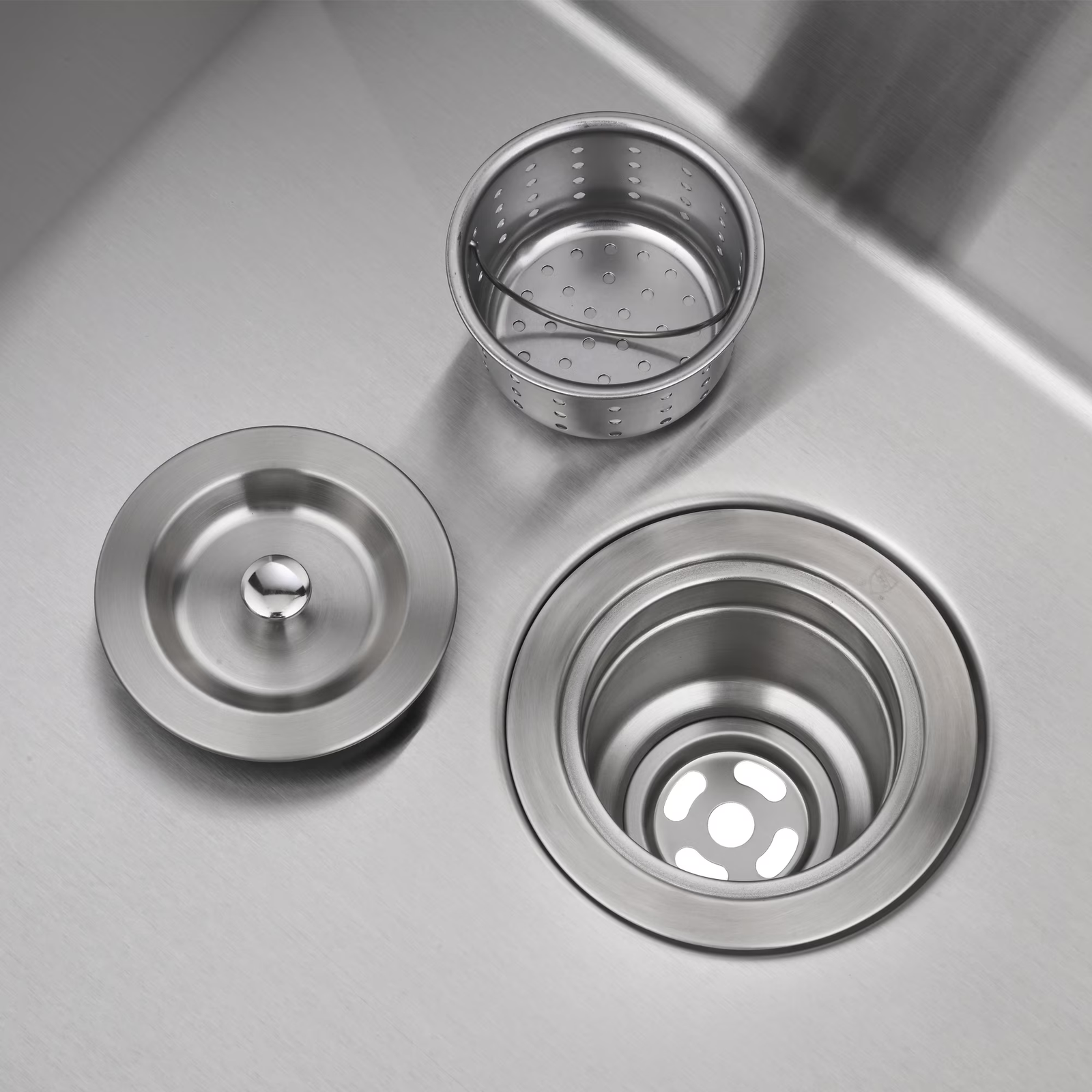 23 Inch Drop In & Undermount Kitchen Sink, Single Bowl Stainless Steel Kitchen Sink, Deep Basin Rust Resistant Farmhouse Sink with Noise Canceling Technology Brushed Silver - 图片 7