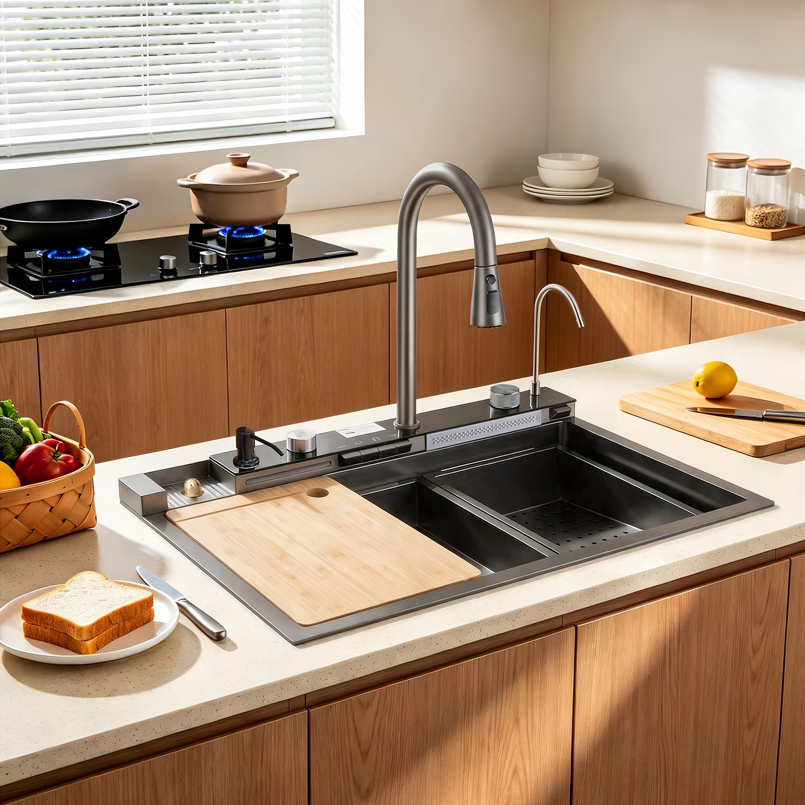 Drop In Kitchen Sink 30 Inch Single Bowl, Top Mount Stainless Steel Kitchen Sink, Deep Rust Resistant Kitchen Sink with Noise Reduction - 图片 7