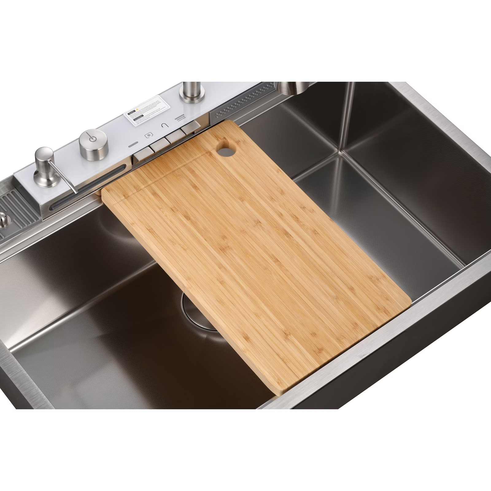 Drop In Kitchen Sink 30 Inch Single Bowl, Top Mount Stainless Steel Kitchen Sink, Deep Rust Resistant Kitchen Sink with Noise Reduction - 图片 4