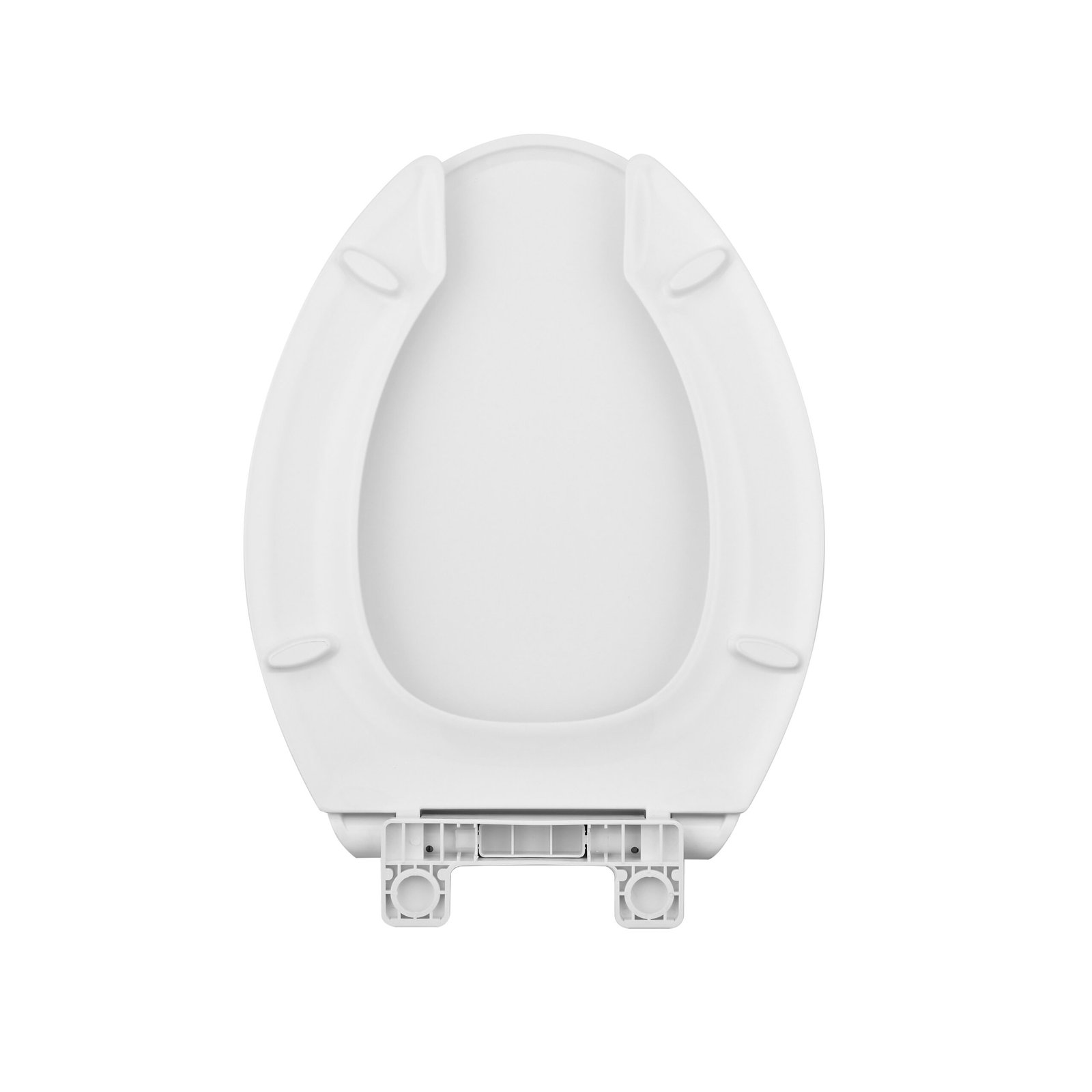 Elongated Open Front Slow Close Toilet Seat with Lid - 图片 4