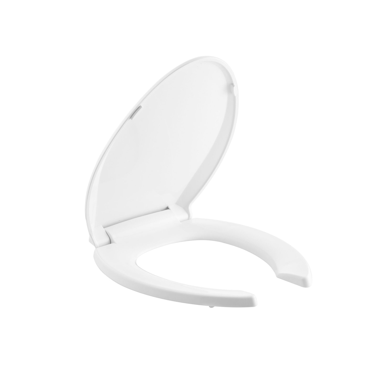 Elongated Open Front Slow Close Toilet Seat with Lid - 图片 5