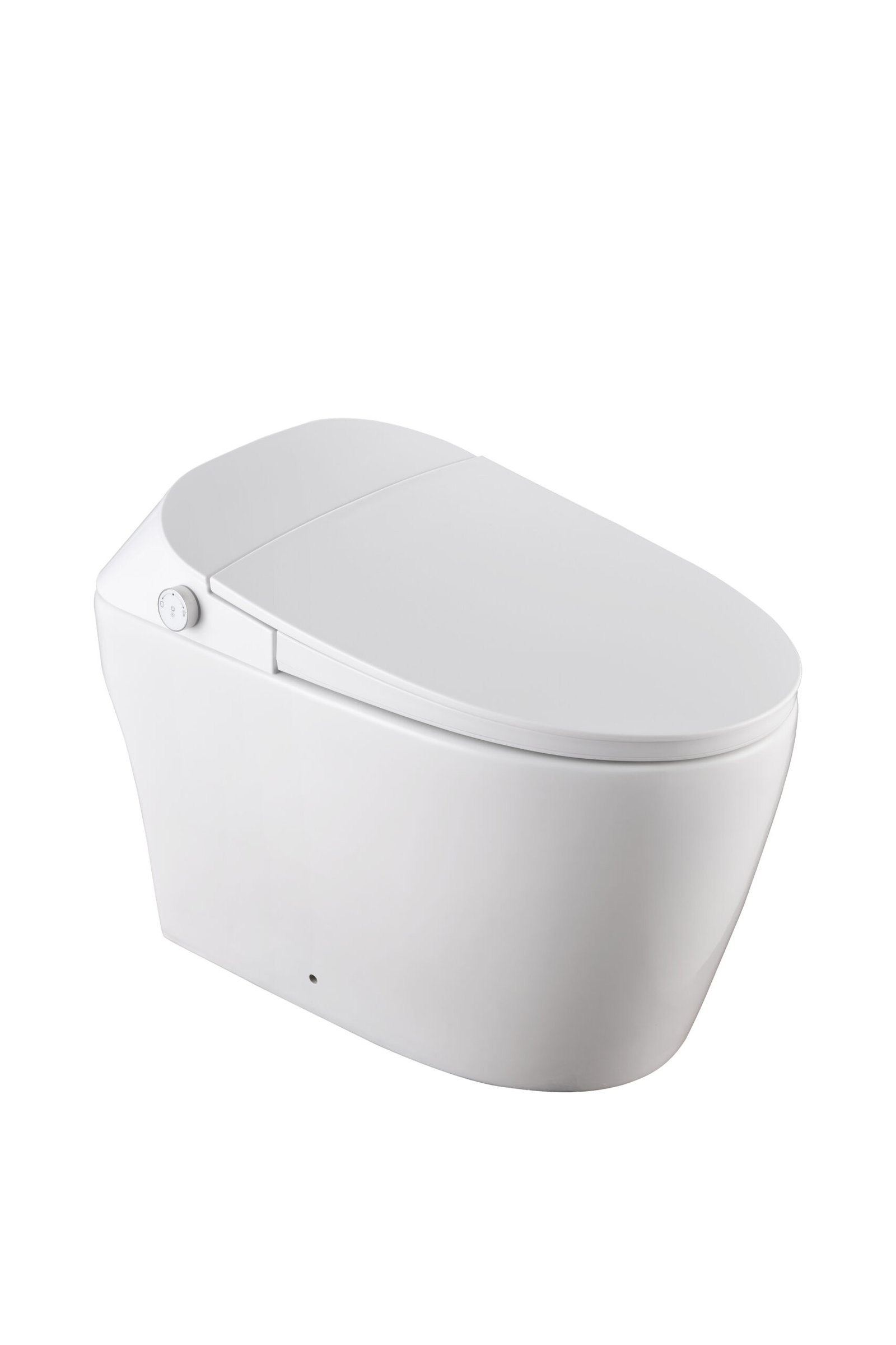 Elongated Smart Toilet, 1.1/1.6 GPF Dual Flush, Heated Seat, Foot Kick/Off-seat/Blackout Flush, Night Light, Soft Closing - 图片 5